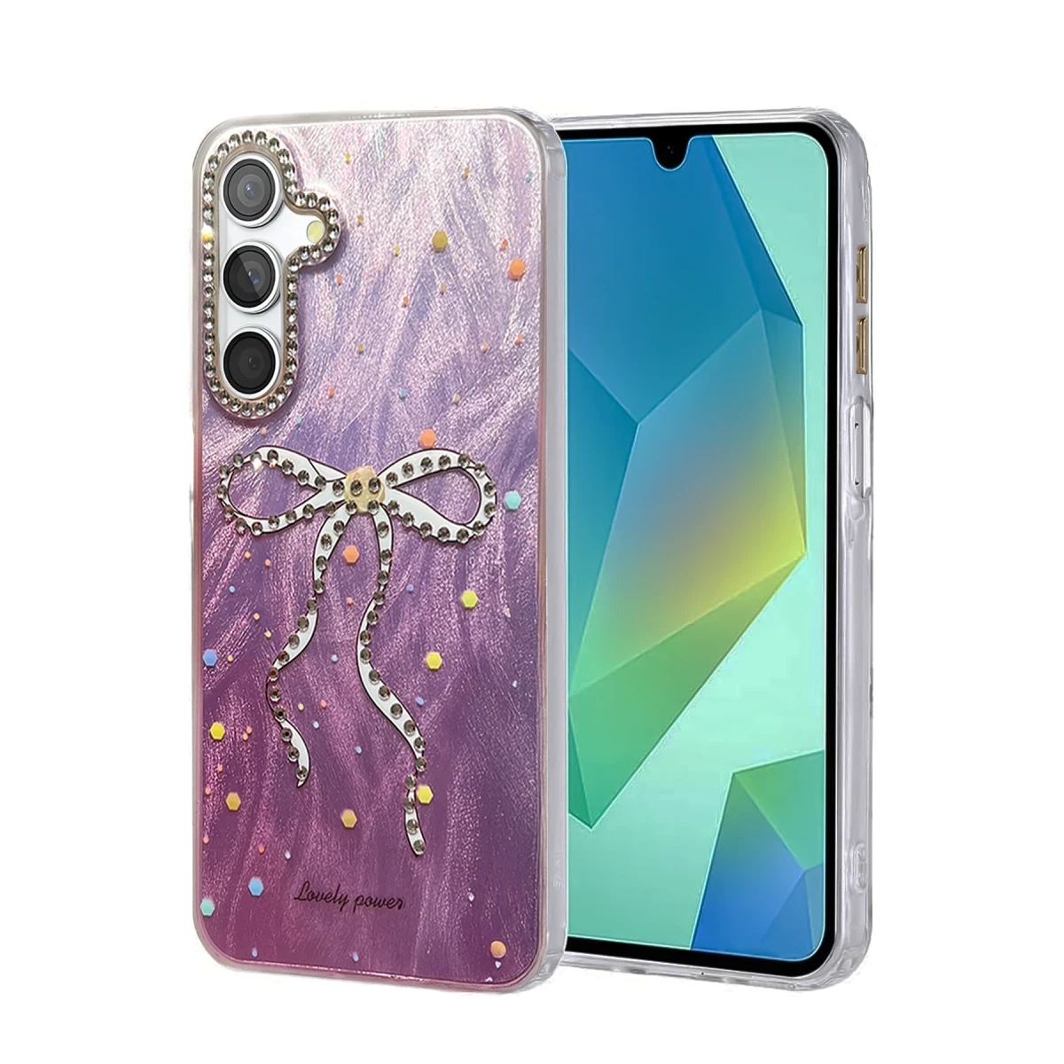 Newface Samsung Galaxy S24 FE Kılıf Blade Aynalı Desenli Kapak - Desen 1 — görsel 3