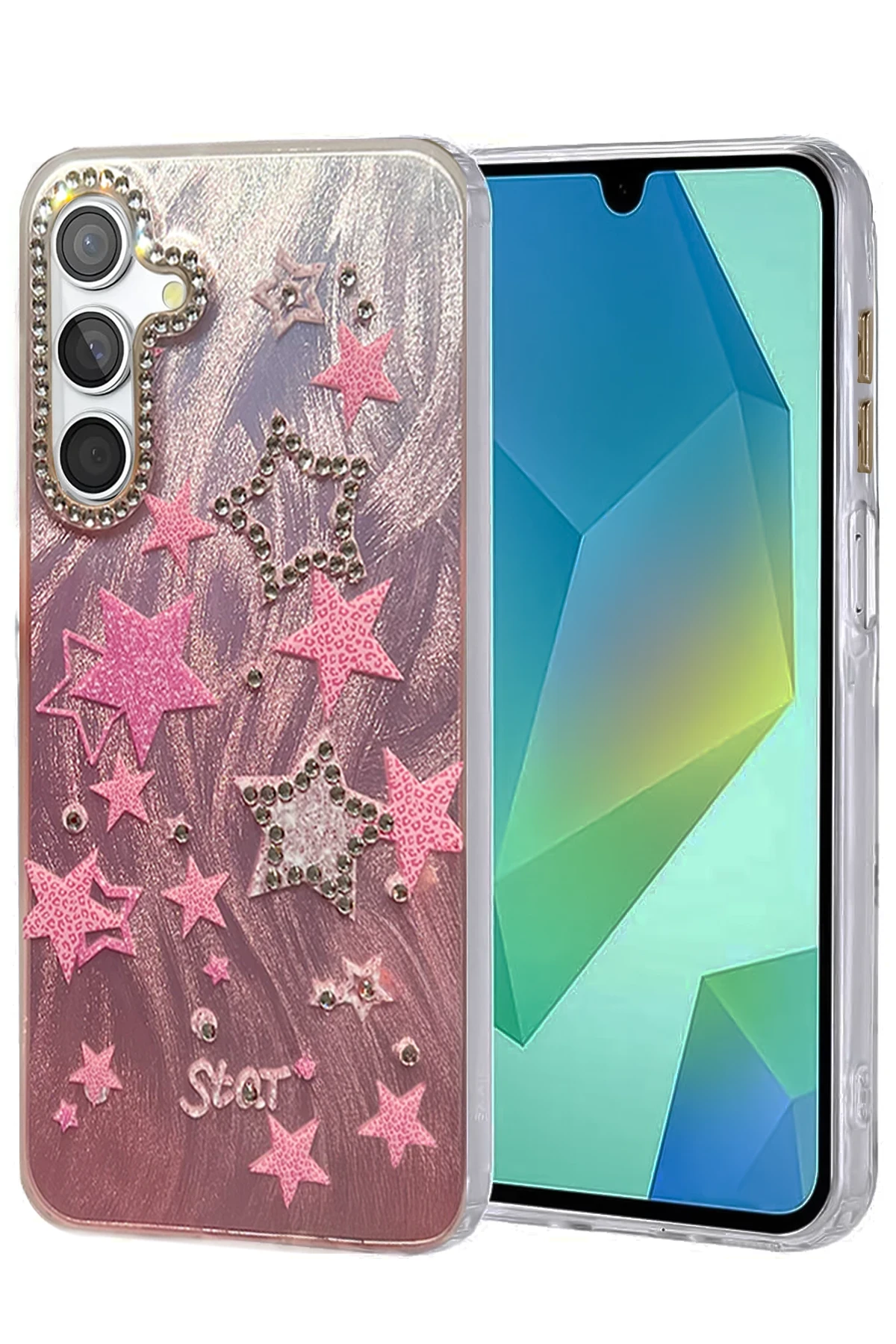 Newface Samsung Galaxy S25 Plus Kılıf Blade Aynalı Desenli Kapak - Desen 7