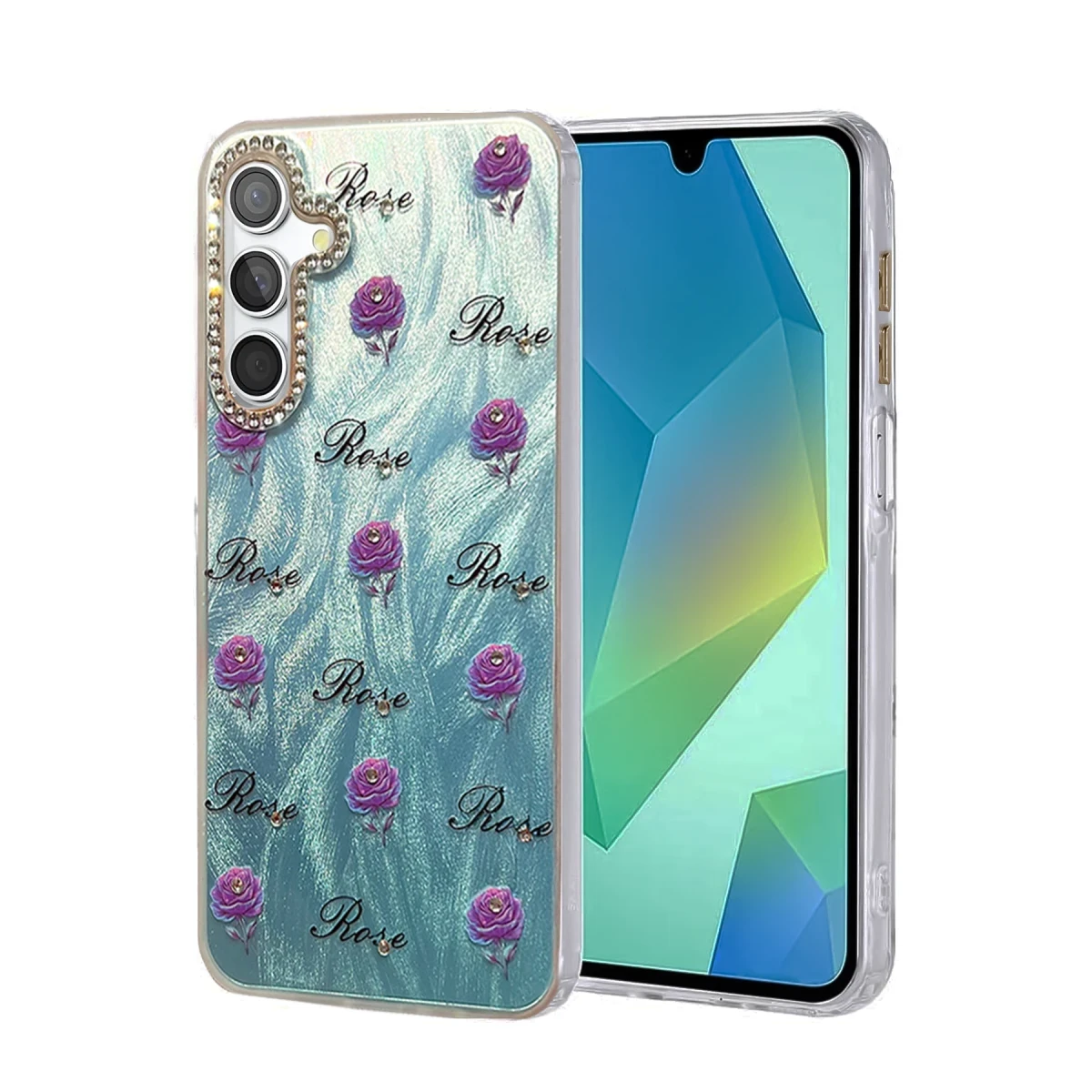 Newface Samsung Galaxy S25 Plus Kılıf Blade Aynalı Desenli Kapak - Desen 9