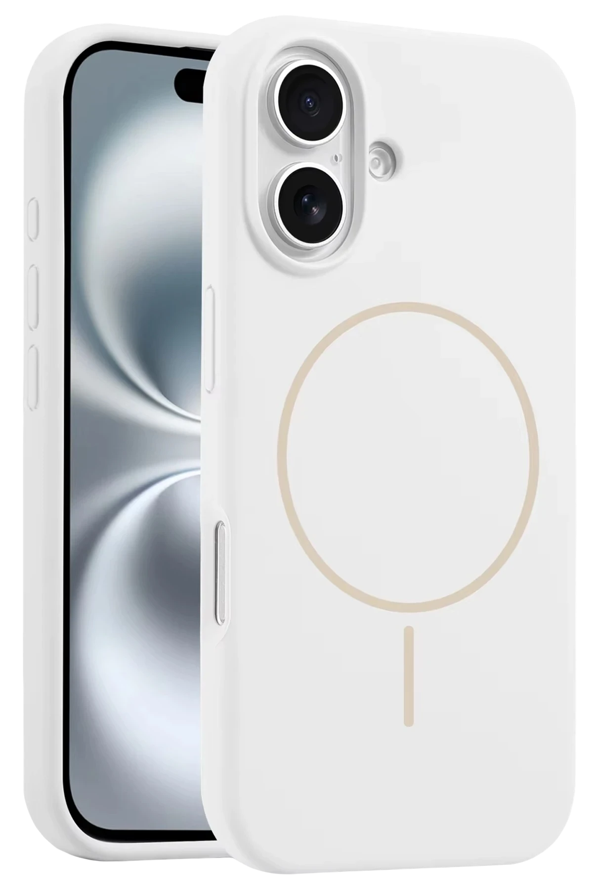 Joko iPhone 16 Plus Kılıf Jully Magsafe Kapak - Beyaz