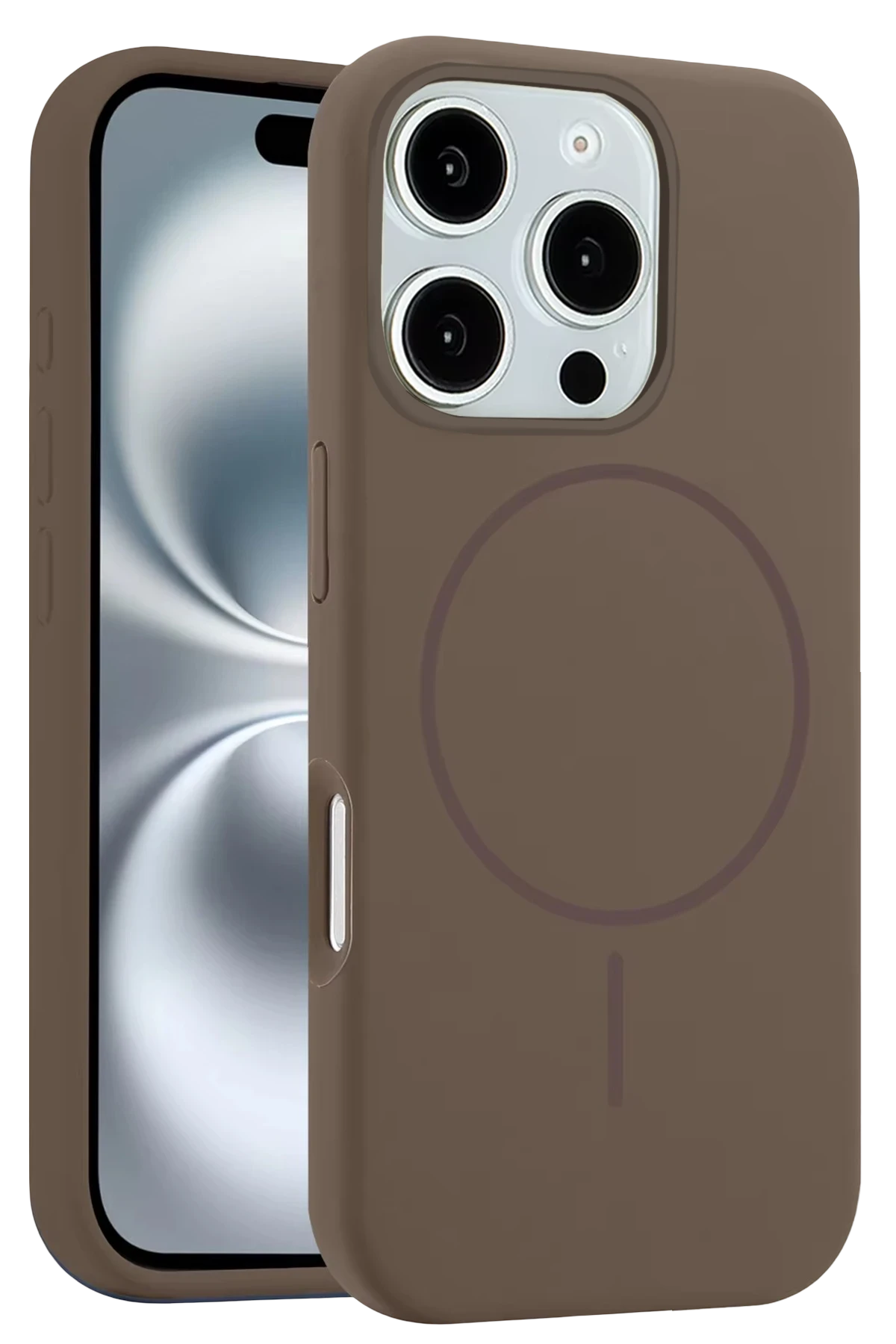 Joko iPhone 16 Pro Max Kılıf Jully Magsafe Kapak - Kahverengi