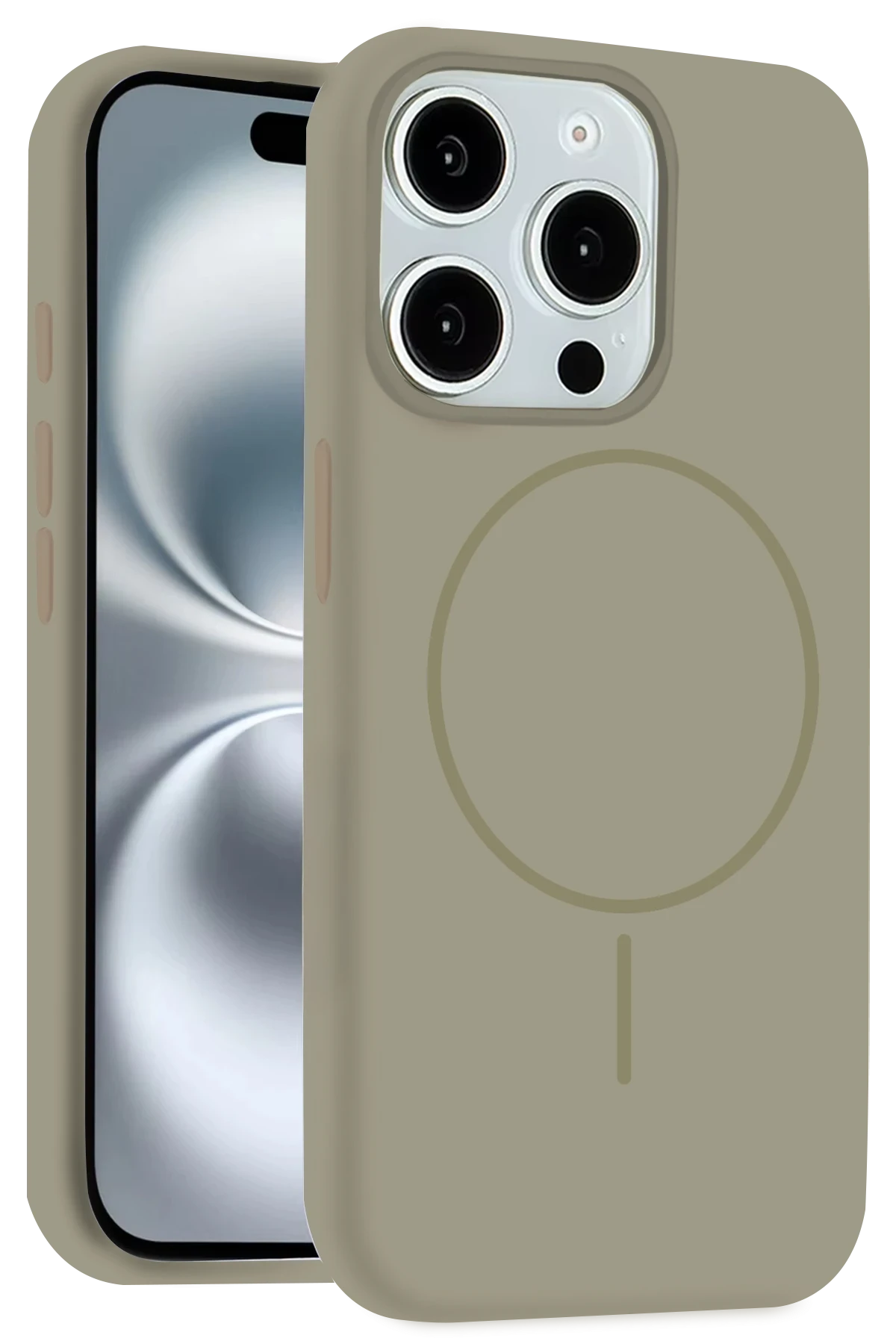 Joko iPhone 14 Pro Max Kılıf Jully Magsafe Kapak - Çöl Titanyum