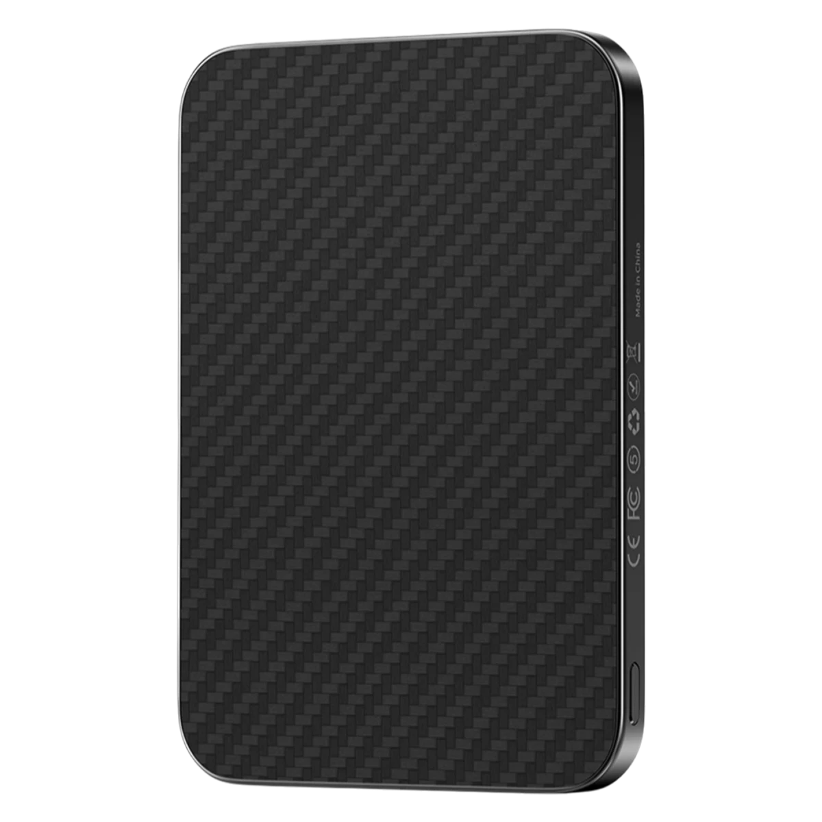 Keephone PB50 Brendy Kevlar 5.000 mAh 20W Type-C ve 15W Kablosuz Şarj Destekli Magsafe Powerbank - Siyah