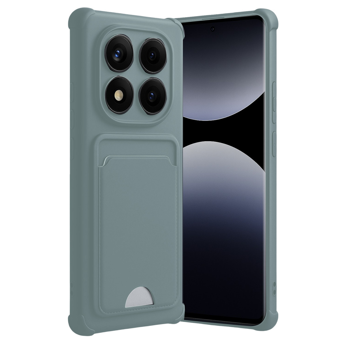 Newface Xiaomi Redmi Note 14 Pro 5G Kelvin Kartvizitli Silikon - Açık Yeşil — görsel 5