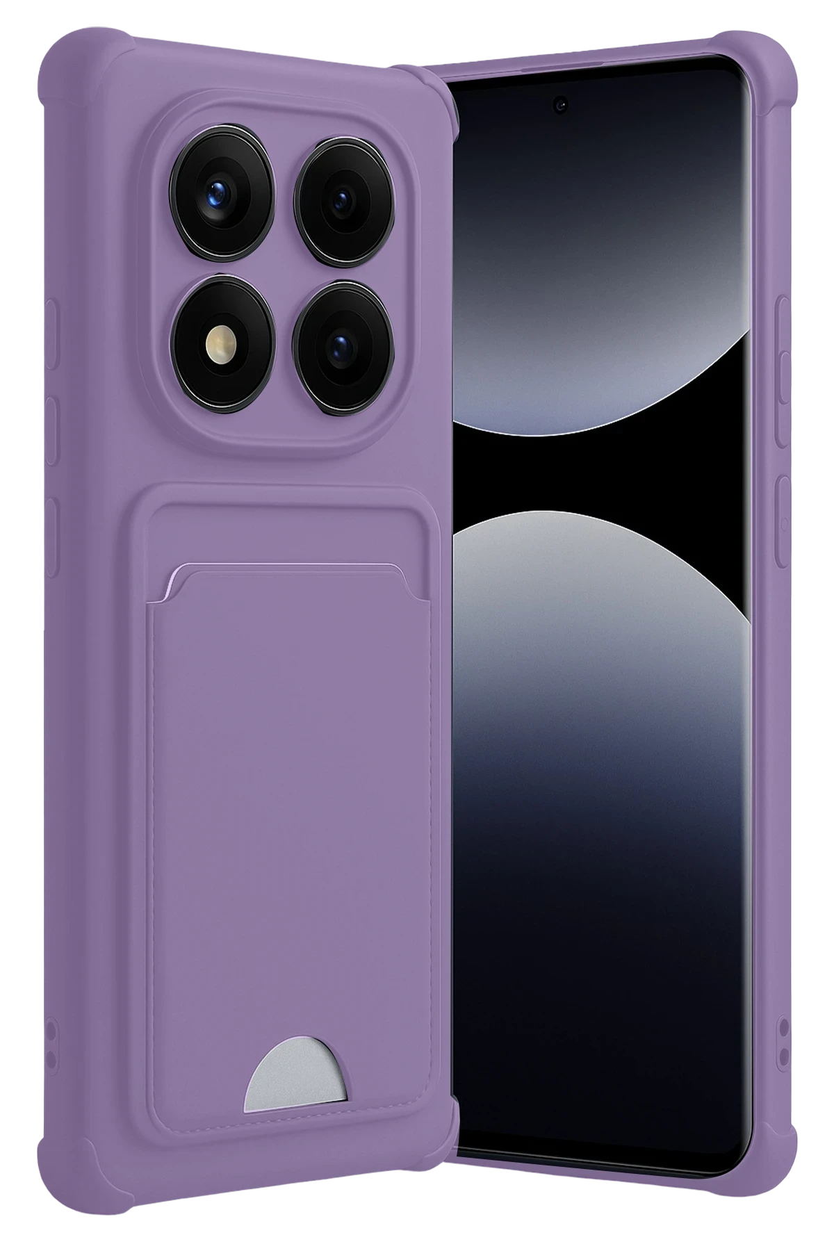 Newface Xiaomi Redmi Note 14 Pro 5G Kelvin Kartvizitli Silikon - Lila