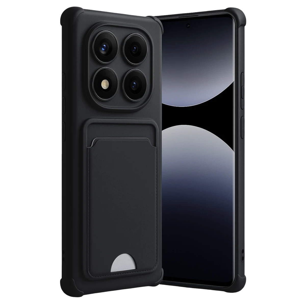 Newface Xiaomi Redmi Note 14 Pro 5G Kelvin Kartvizitli Silikon - Siyah