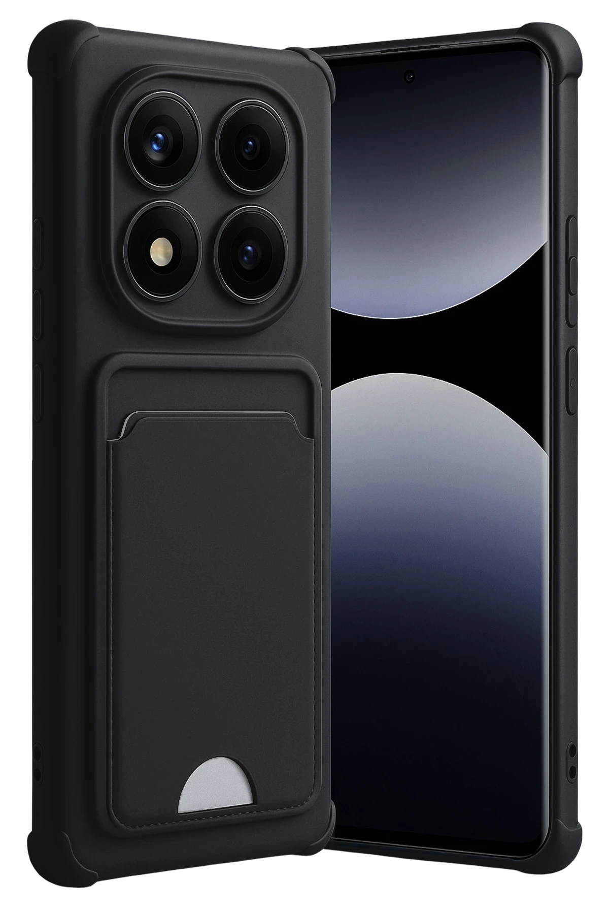 Newface Xiaomi Redmi Note 14 Pro 4G Kelvin Kartvizitli Silikon - Siyah