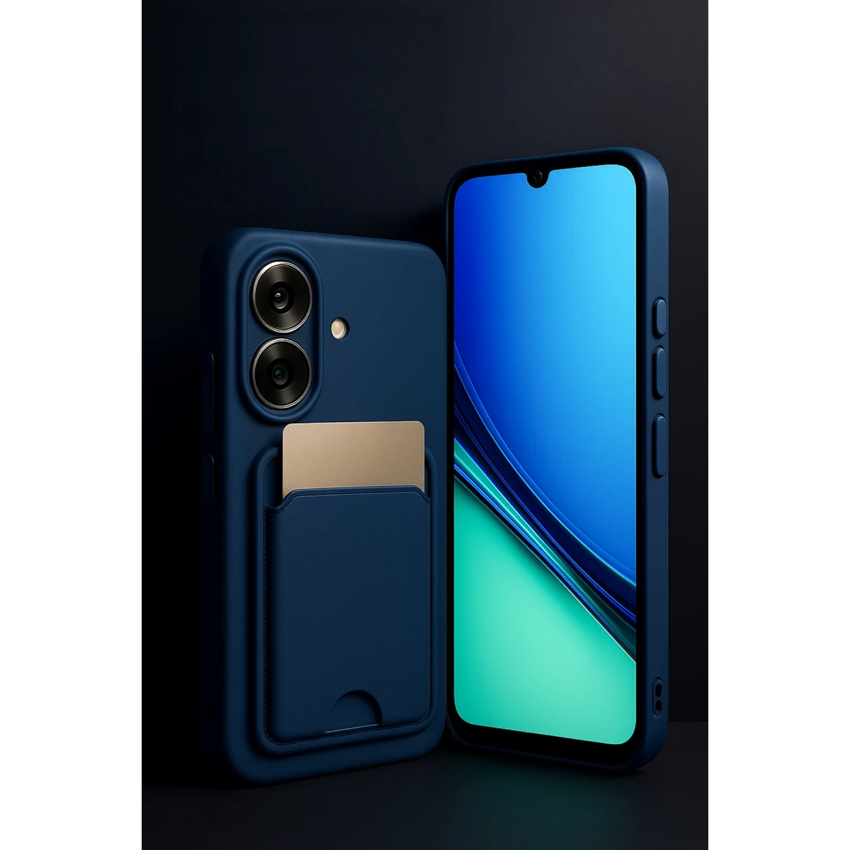 Newface Realme Note 60 Kelvin Kartvizitli Silikon - Bordo — görsel 4