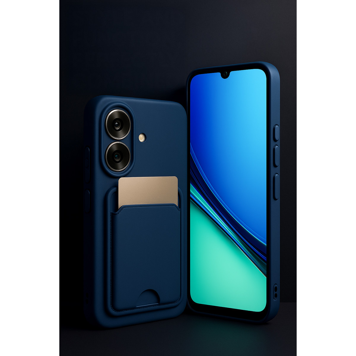 Newface Realme Note 60 Kelvin Kartvizitli Silikon - Bordo — görsel 6