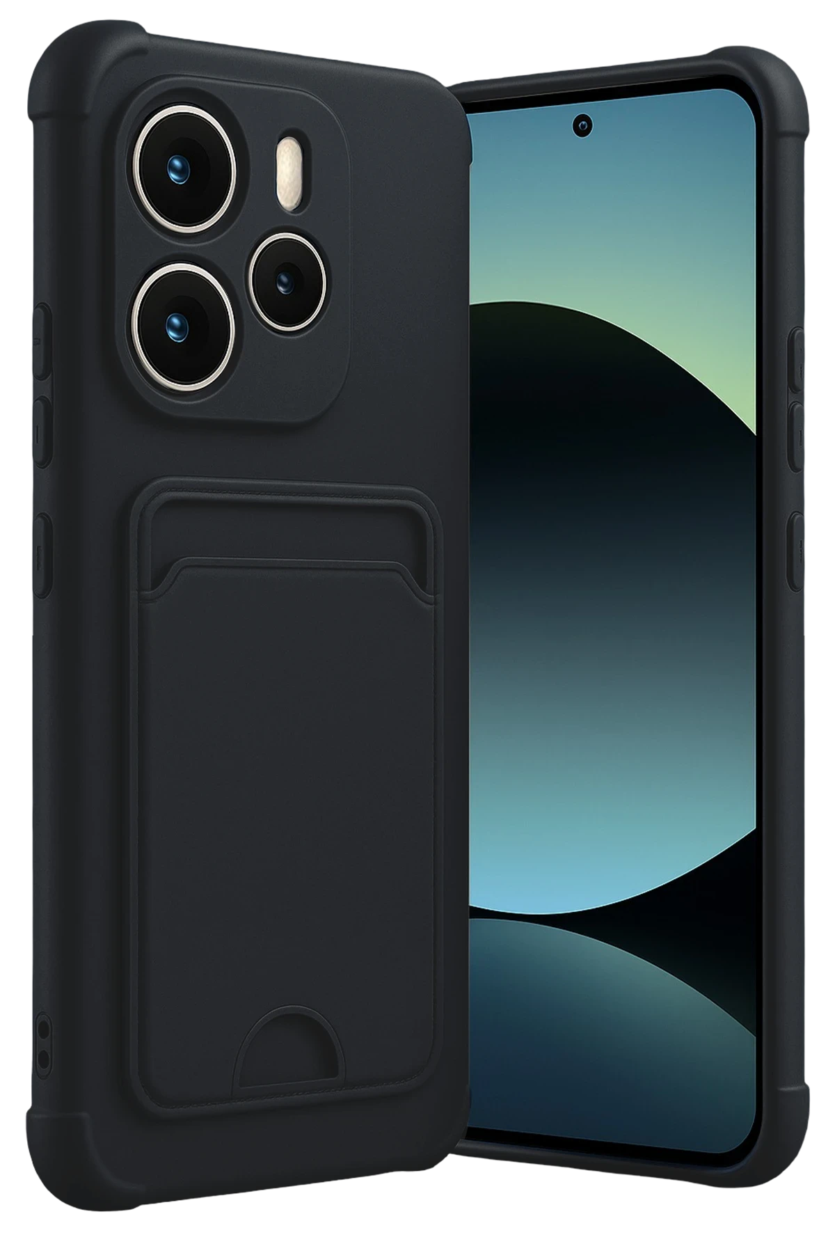 Newface Xiaomi Redmi Note 14 4G Kelvin Kartvizitli Silikon - Siyah