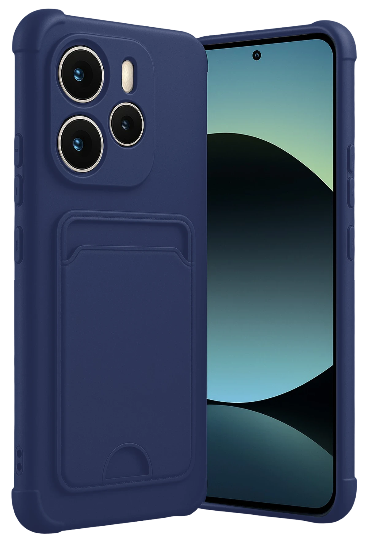 Newface Xiaomi Redmi Note 14 4G Kelvin Kartvizitli Silikon - Lacivert