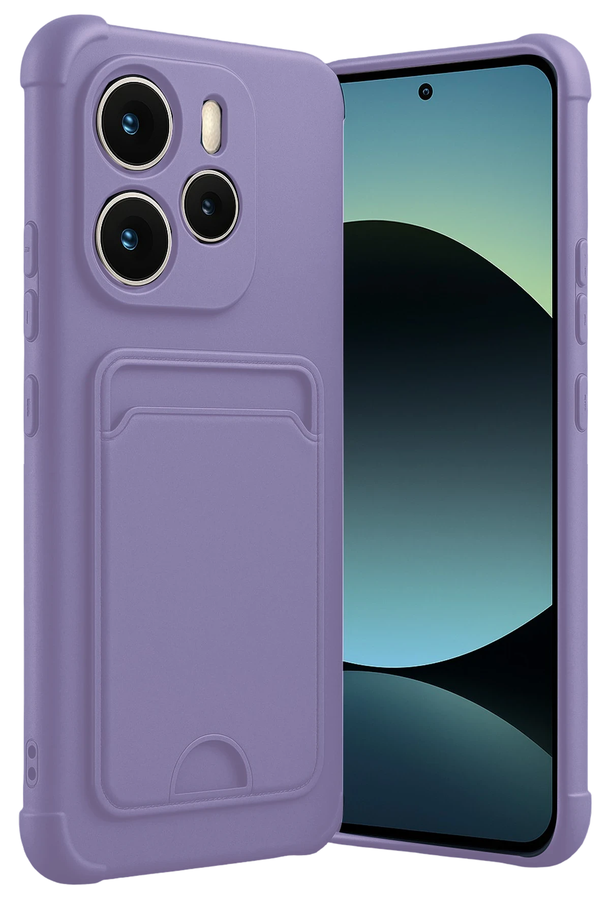 Newface Xiaomi Redmi Note 14 4G Kelvin Kartvizitli Silikon - Lila