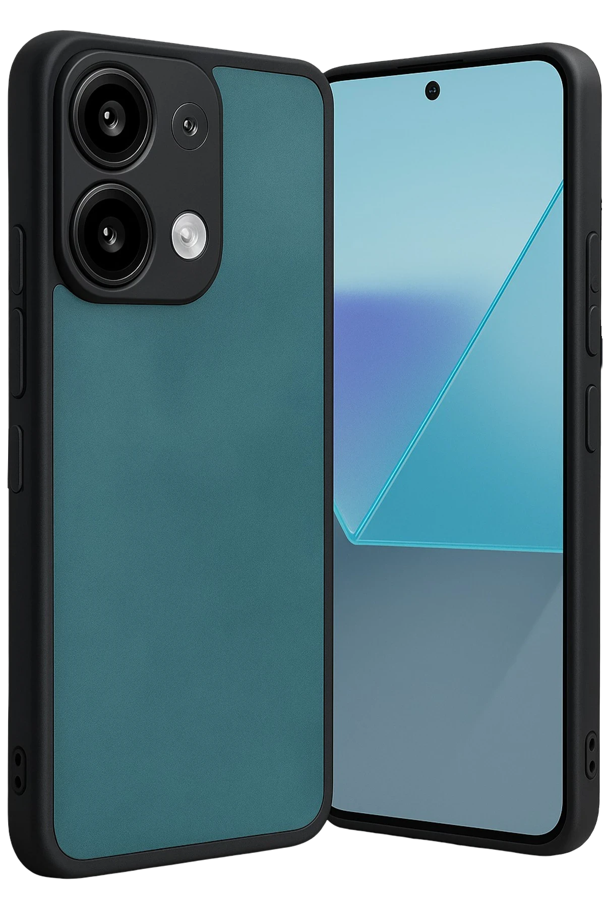 Newface Xiaomi Redmi Note 13 4G Kılıf Aras Deri Kapak - Açık Yeşil