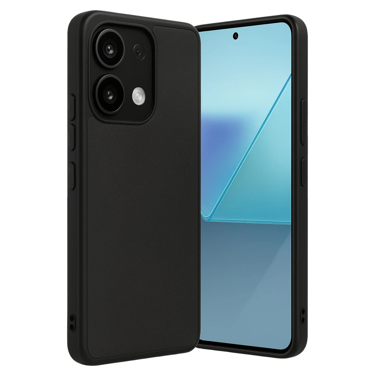 Newface Xiaomi Redmi Note 13 Pro 4G Kılıf Aras Deri Kapak - Siyah — görsel 3