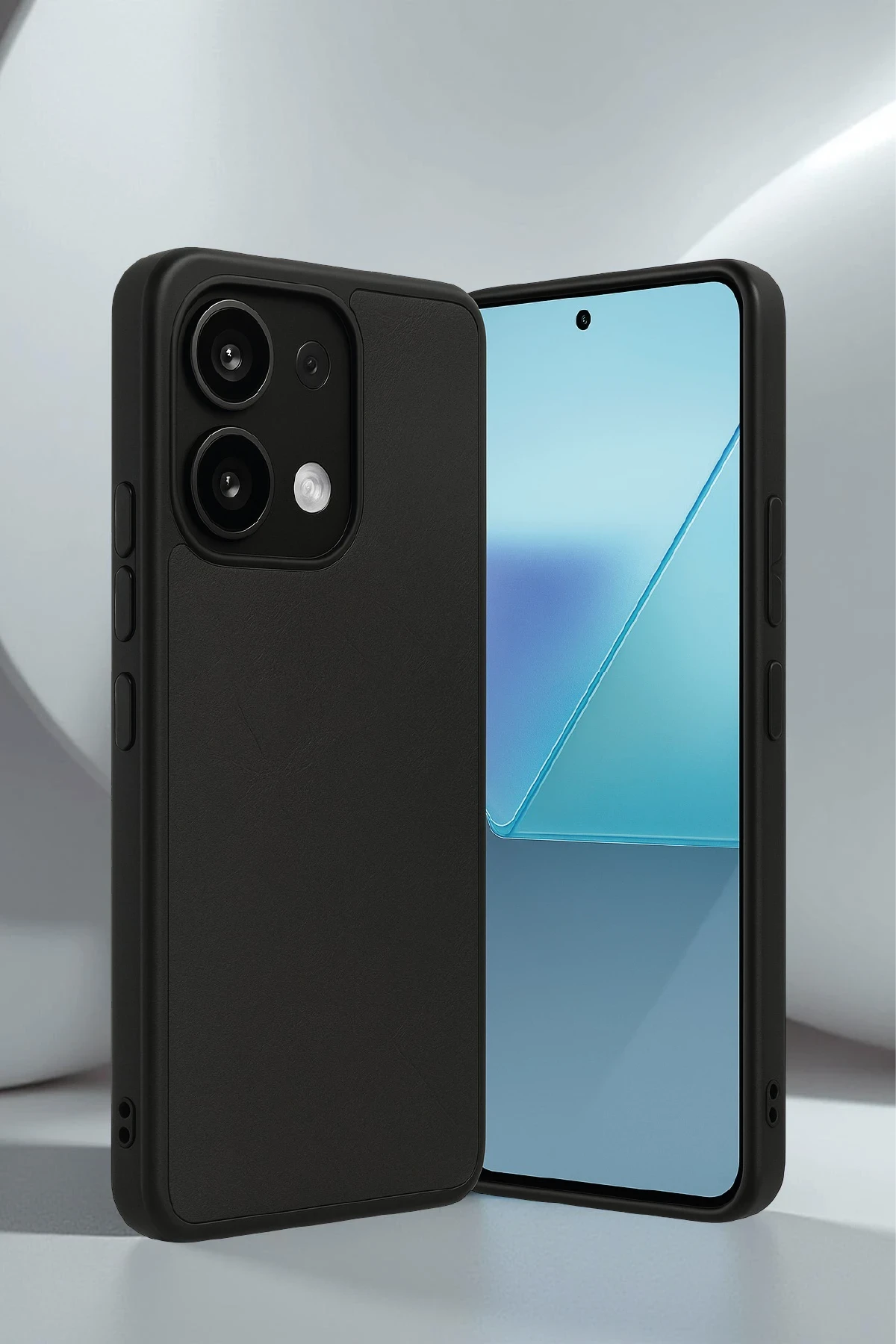 Newface Xiaomi Redmi Note 13 Pro 4G Kılıf Aras Deri Kapak - Açık Yeşil