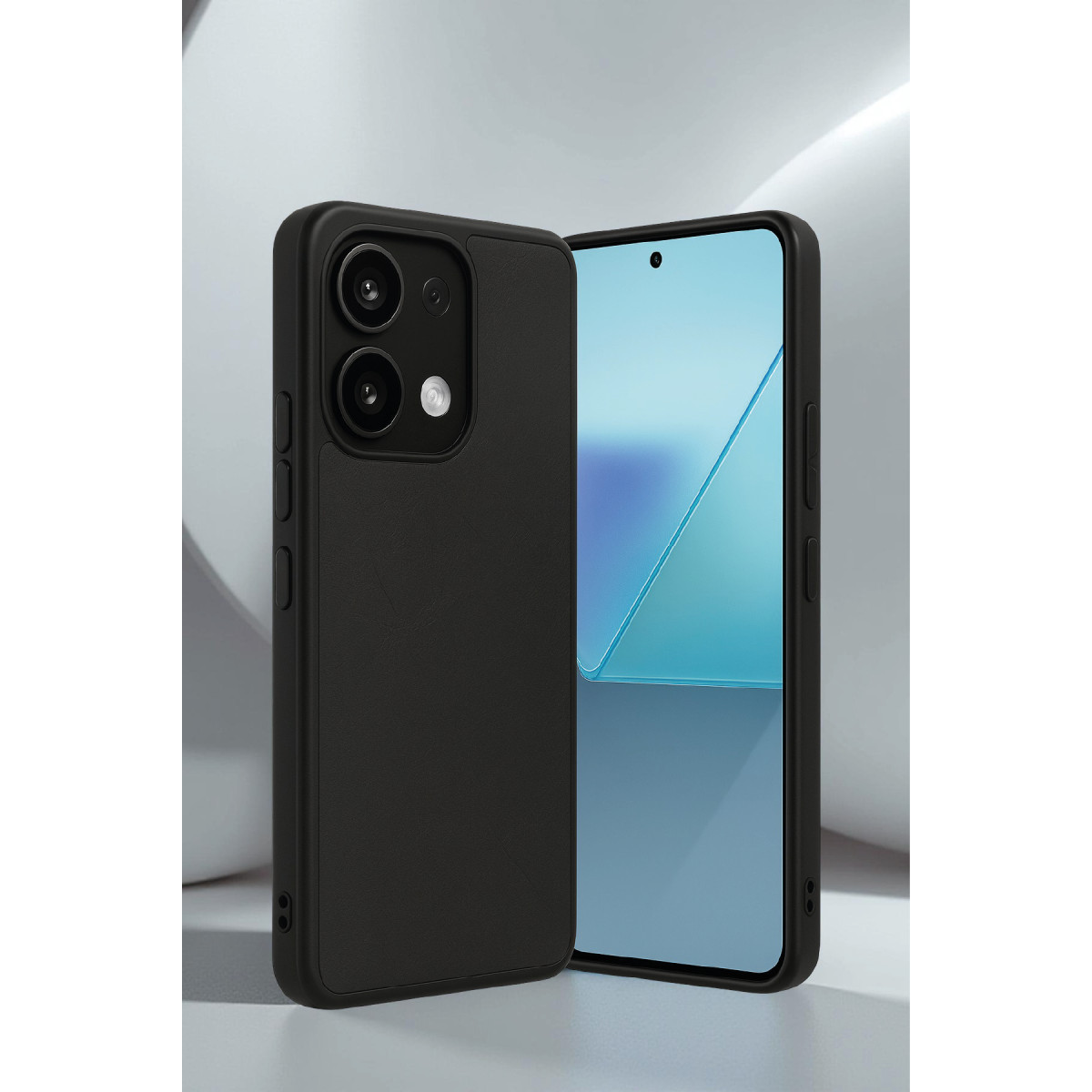 Newface Xiaomi Redmi Note 13 Pro 5G Kılıf Aras Deri Kapak - Siyah — görsel 6