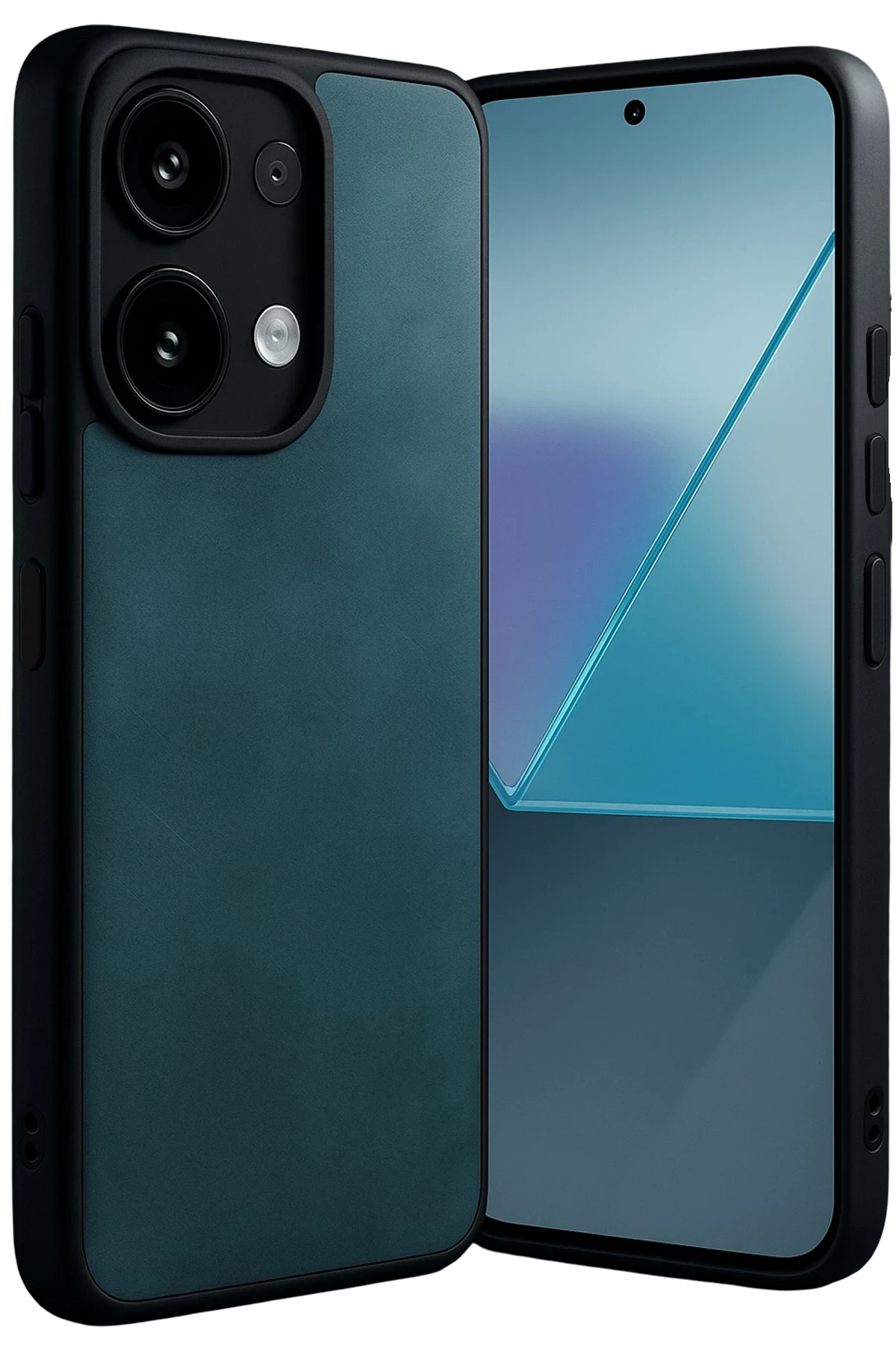 Newface Xiaomi Redmi Note 13 Pro 5G Kılıf Aras Deri Kapak - Koyu Yeşil