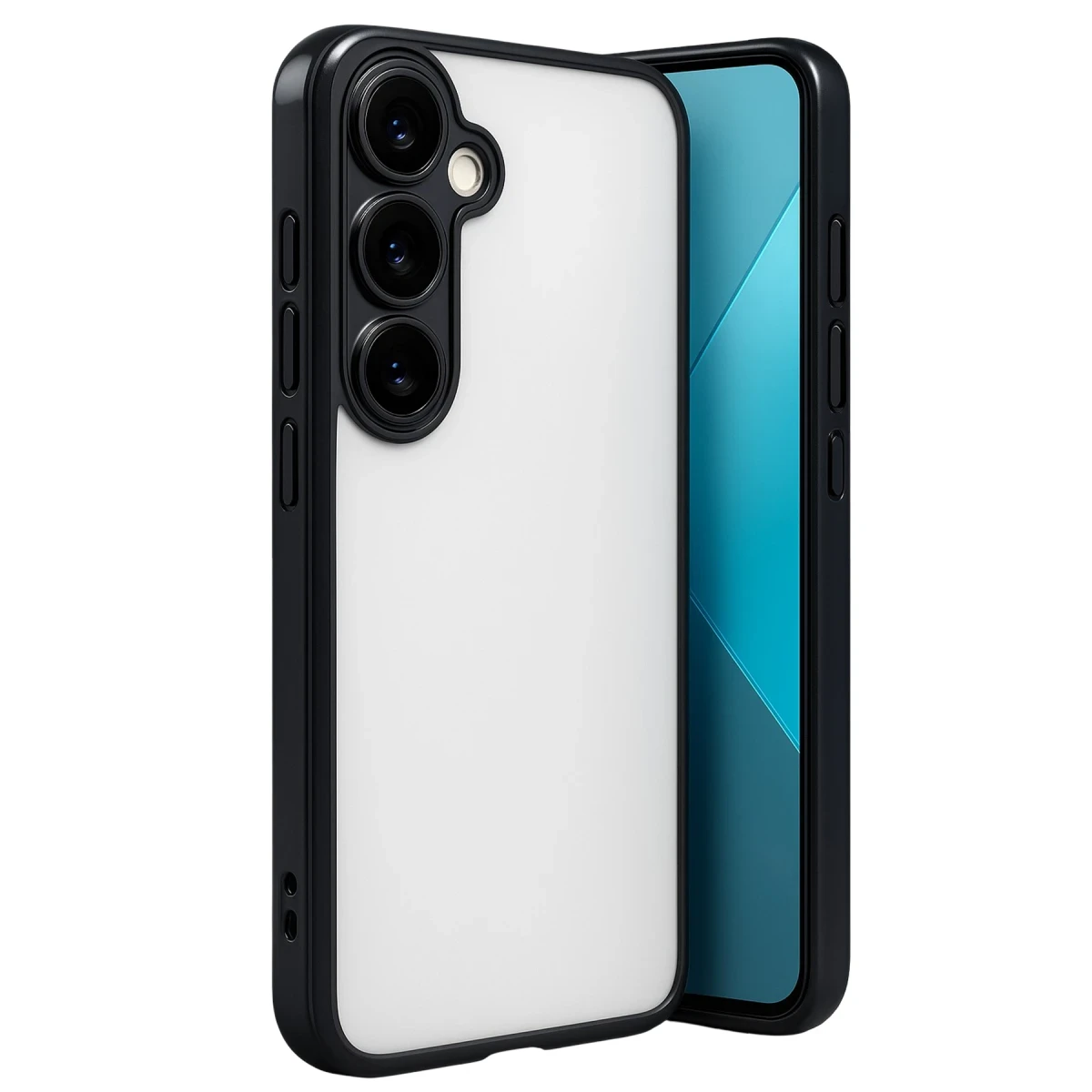 Newface Samsung Galaxy A24 4G Prime Kılıf Razer Lensli Silikon - Siyah — görsel 3