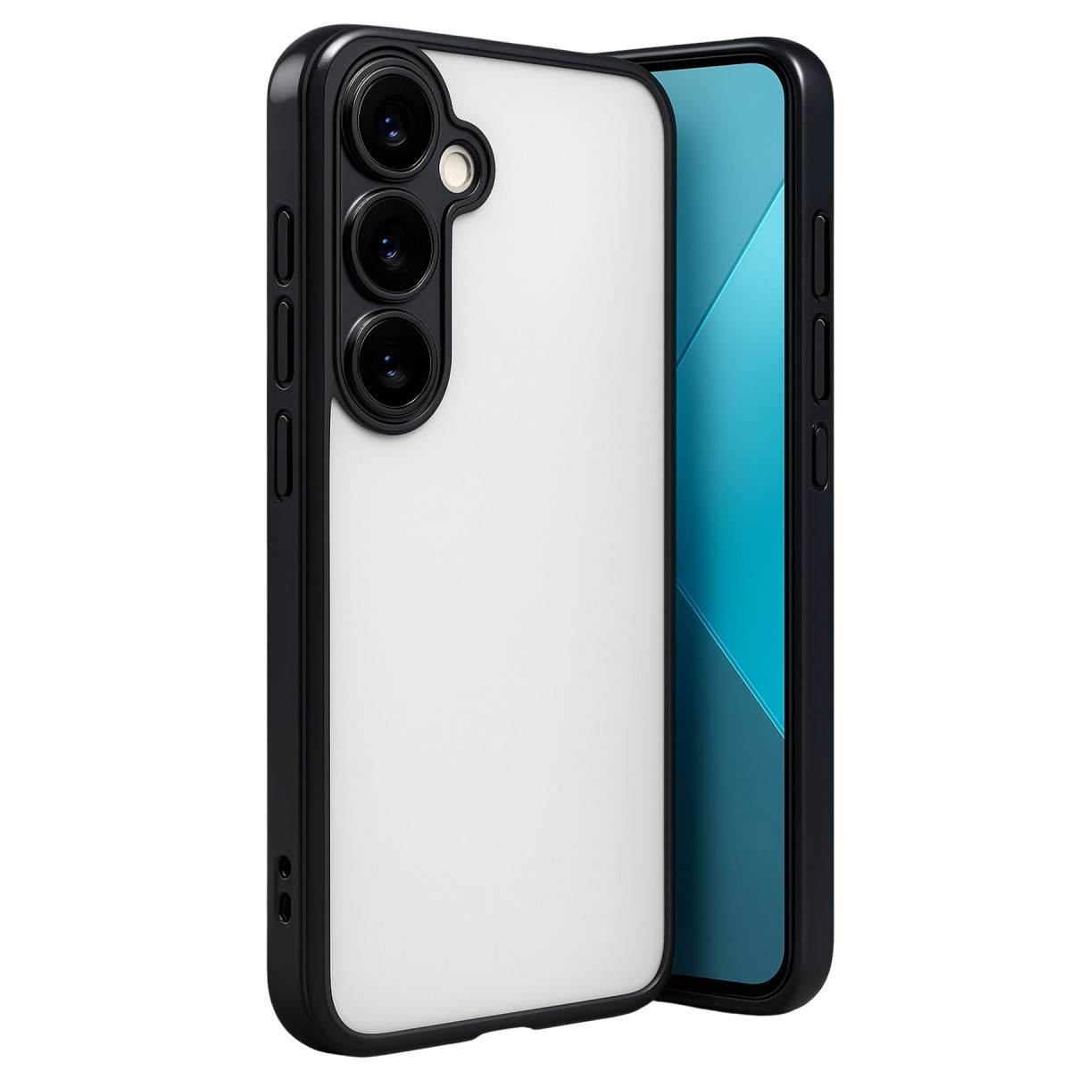 Newface Samsung Galaxy A24 4G Prime Kılıf Razer Lensli Silikon - Siyah — görsel 5