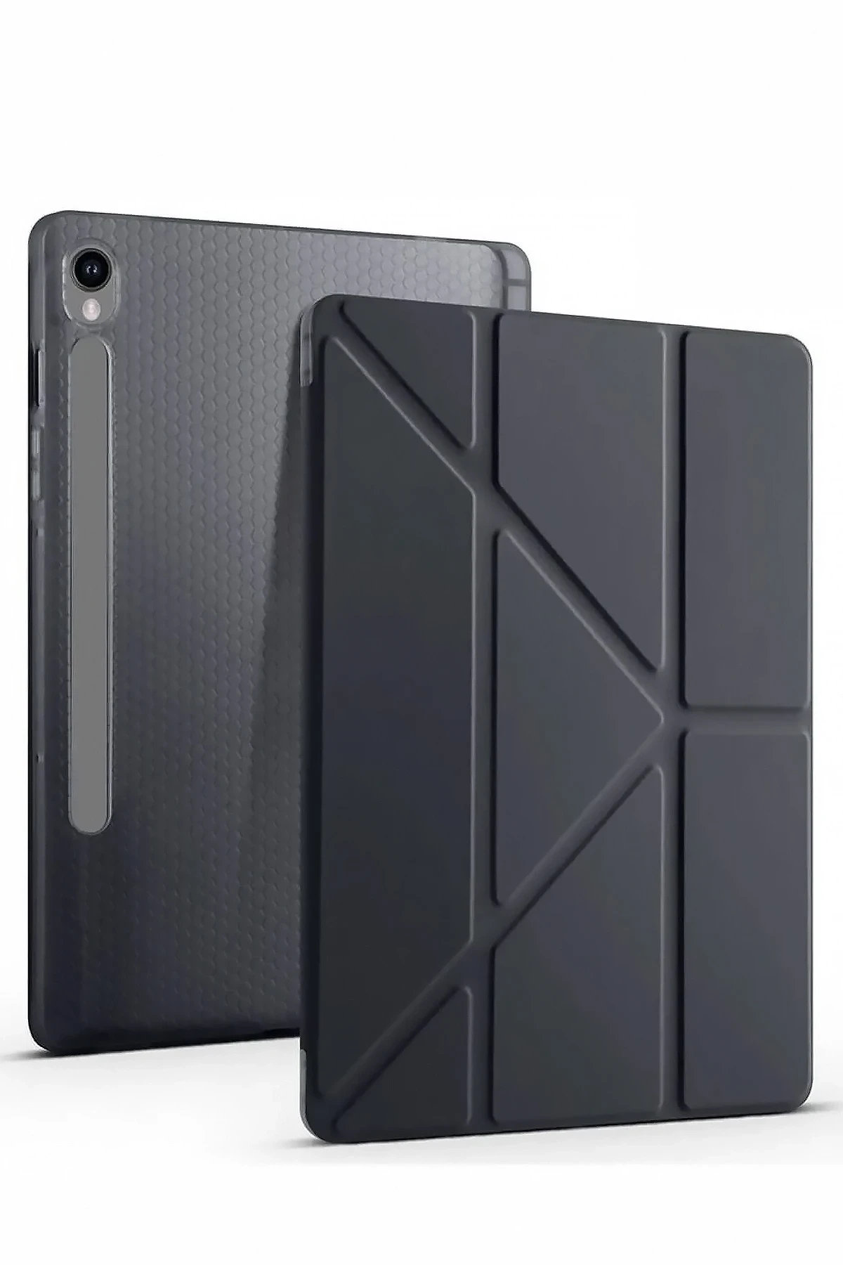 Newface Samsung Galaxy Tab S10 FE Plus 13.1 Kalemlikli Mars Tablet Kılıfı - Siyah
