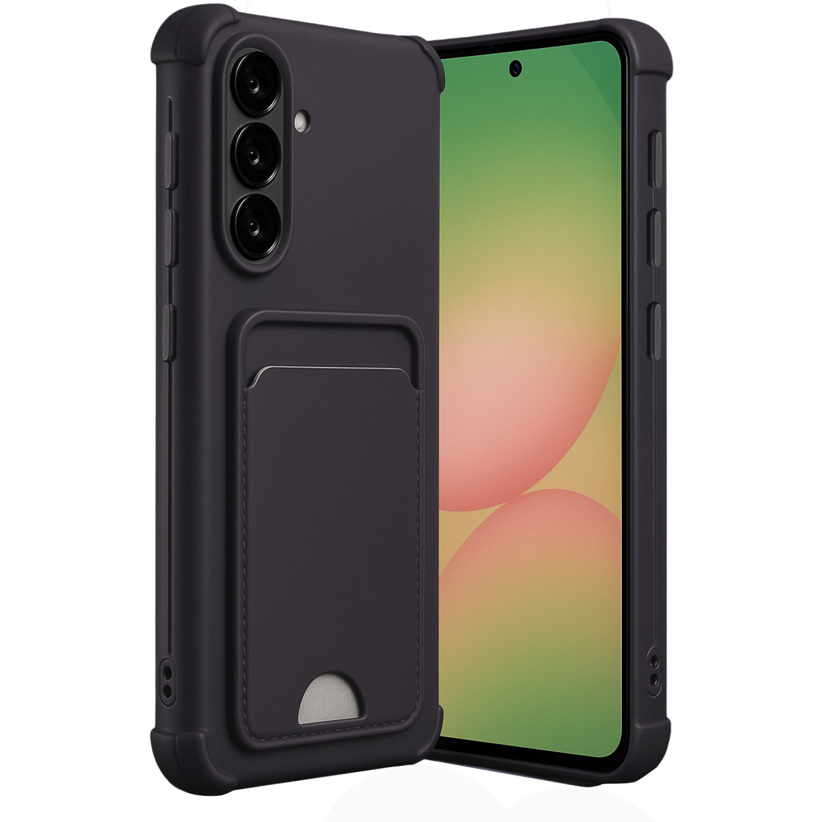 Newface Samsung Galaxy A36 Kılıf Kelvin Kartvizitli Silikon - Siyah — görsel 5