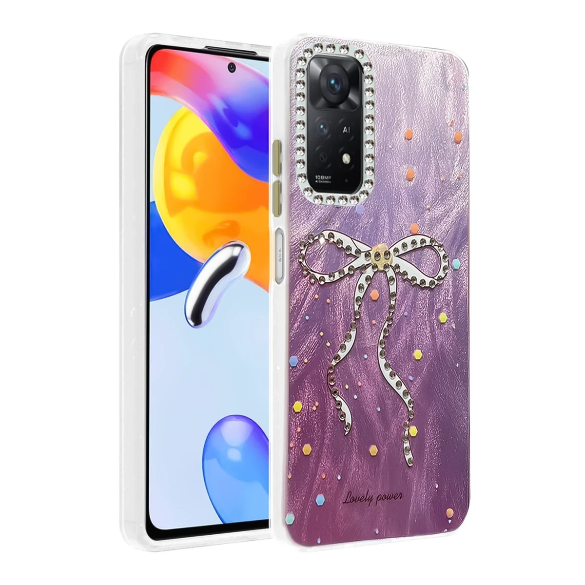 Newface Xiaomi Redmi Note 12 Pro 4G Kılıf Blade Aynalı Desenli Kapak - Desen 1 — görsel 3