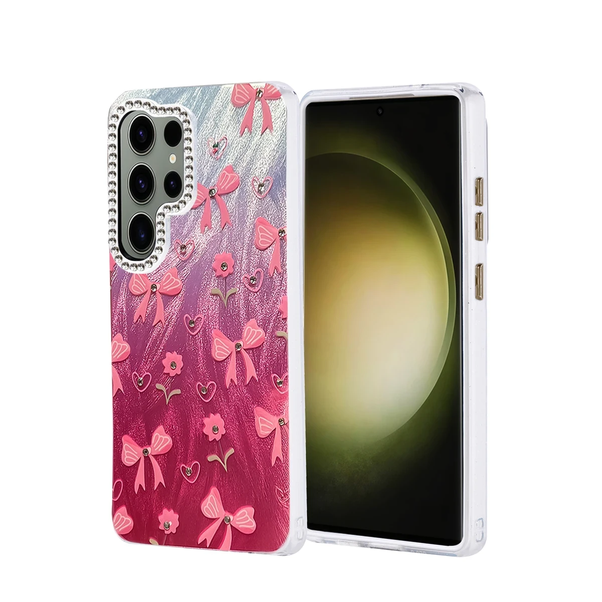 Newface Samsung Galaxy S25 Ultra Kılıf Blade Aynalı Desenli Kapak - Desen 3