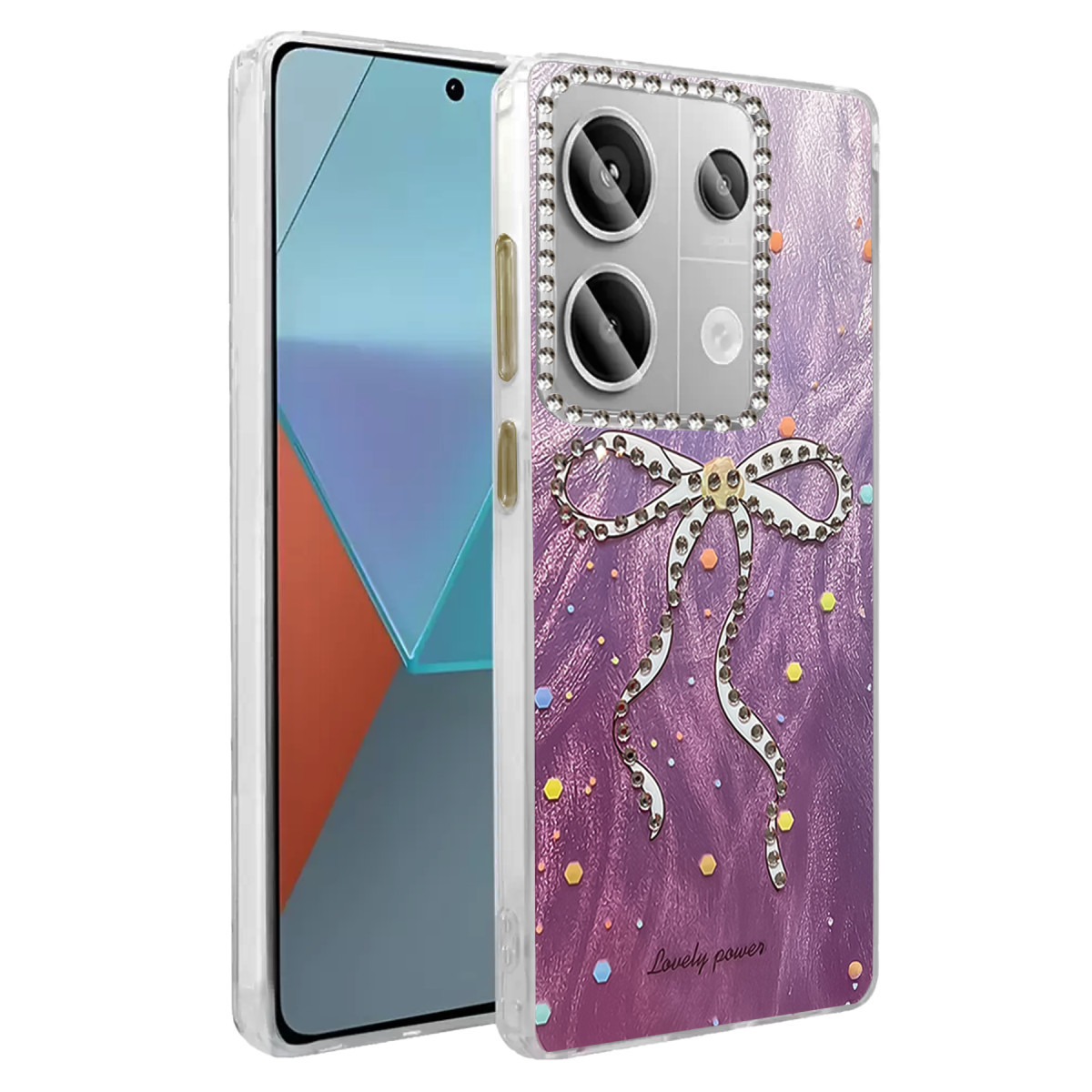 Newface Xiaomi Redmi Note 13 Pro 4G Kılıf Blade Aynalı Desenli Kapak - Desen 1 — görsel 5
