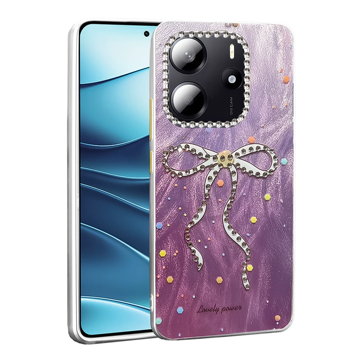Newface Xiaomi Redmi Note 14 4G Kılıf Blade Aynalı Desenli Kapak - Desen 1 — görsel 3
