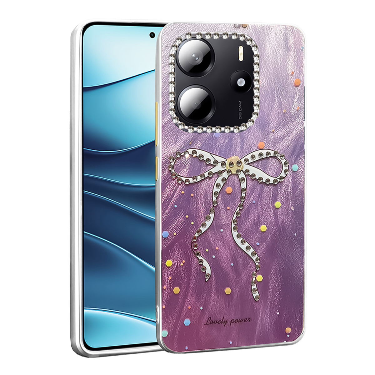 Newface Xiaomi Redmi Note 14 4G Kılıf Blade Aynalı Desenli Kapak - Desen 1 — görsel 5