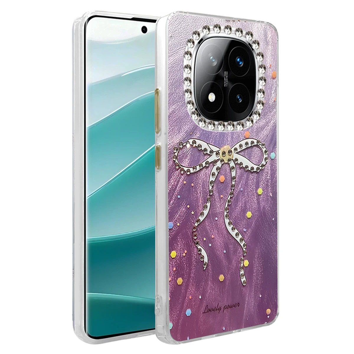 Newface Xiaomi Redmi Note 14 Pro 5G Kılıf Blade Aynalı Desenli Kapak - Desen 1 — görsel 3