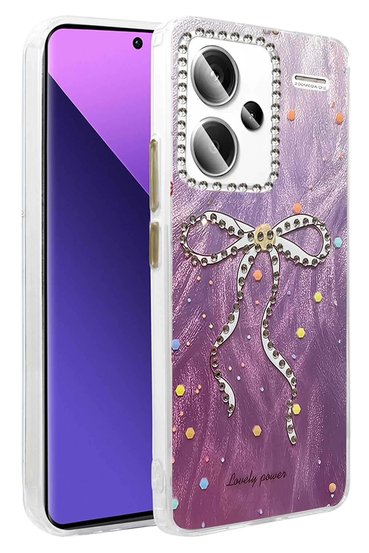 Newface Xiaomi Redmi Note 13 Pro Plus Kılıf Blade Aynalı Desenli Kapak - Desen 1