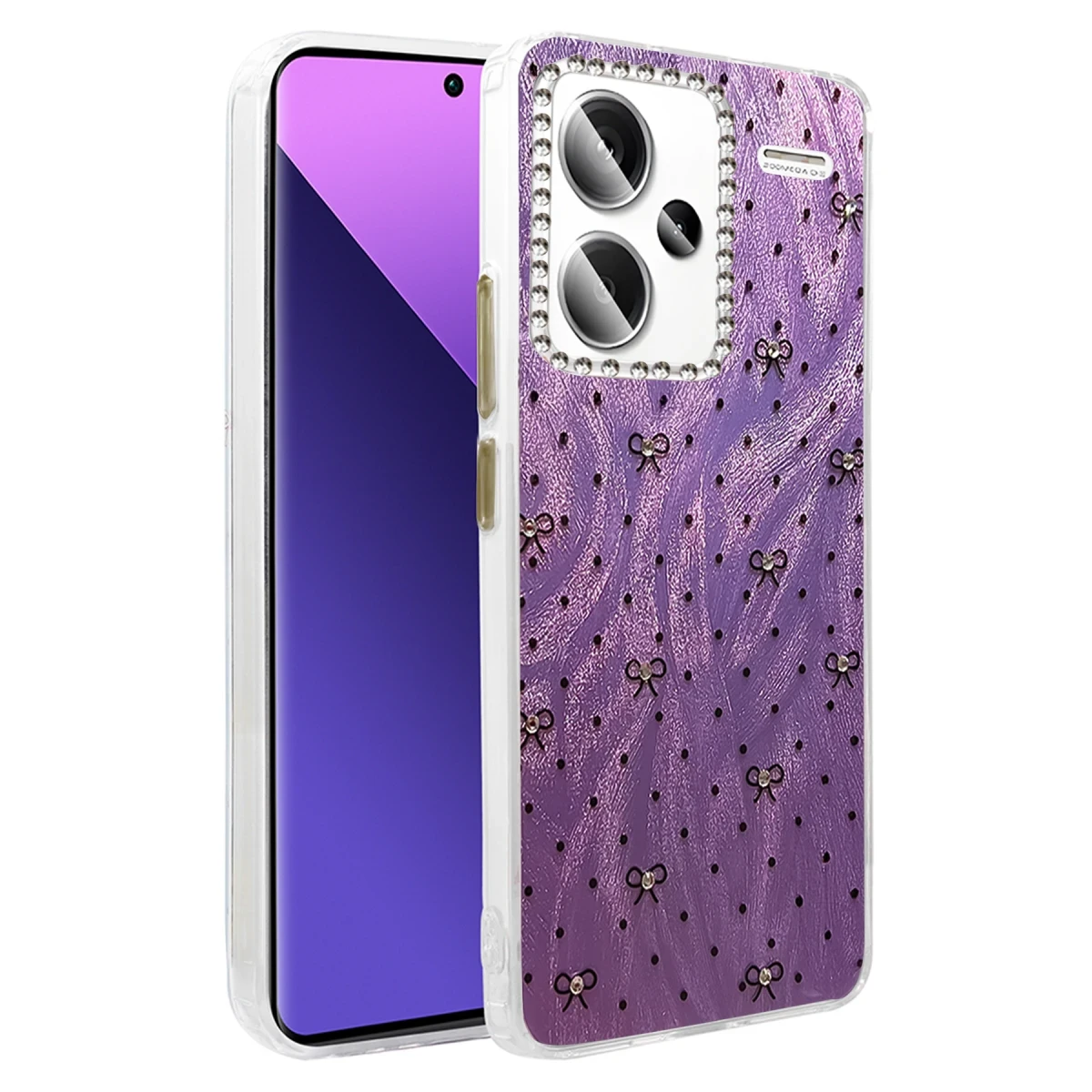 Newface Xiaomi Redmi Note 13 Pro Plus Kılıf Blade Aynalı Desenli Kapak - Desen 2
