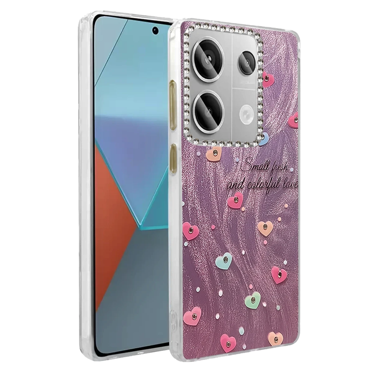 Newface Xiaomi Redmi Note 13 Pro 5G Kılıf Blade Aynalı Desenli Kapak - Desen 8