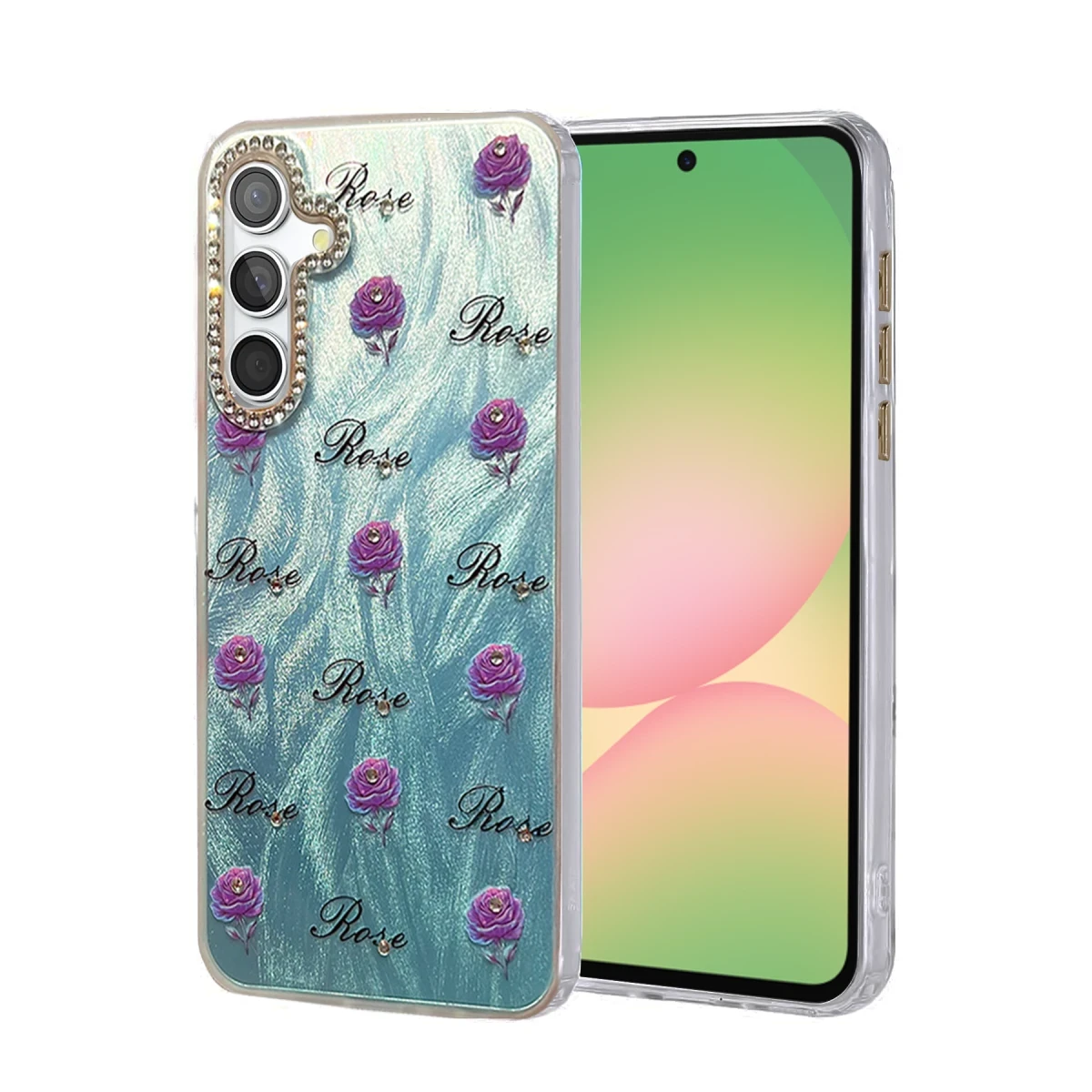 Newface Samsung Galaxy A56 Kılıf Blade Aynalı Desenli Kapak - Desen 9