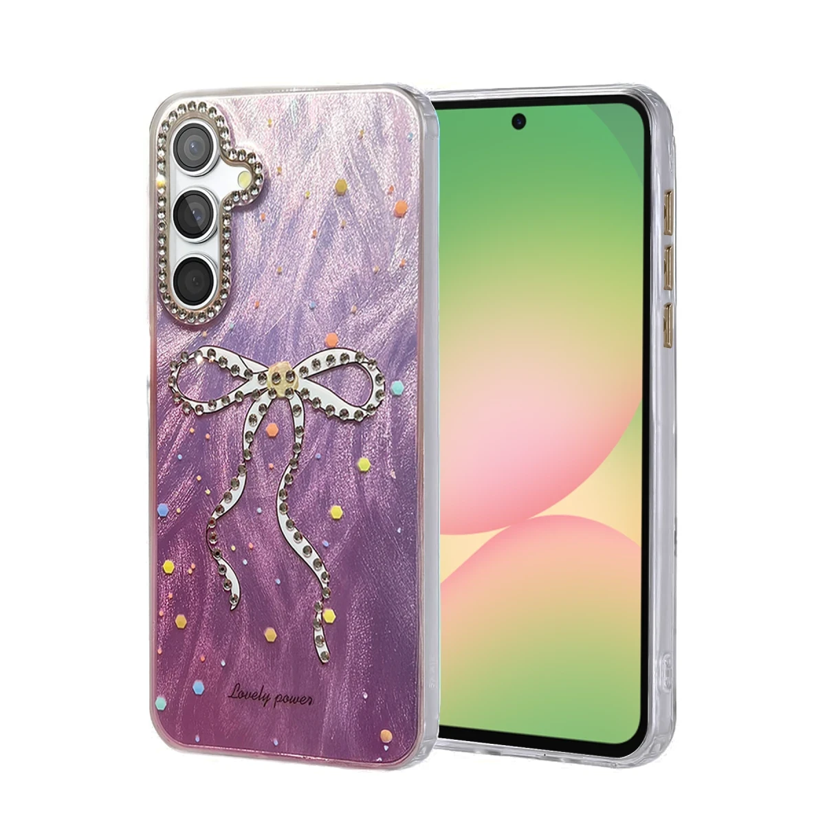 Newface Samsung Galaxy A56 Kılıf Blade Aynalı Desenli Kapak - Desen 1 — görsel 3