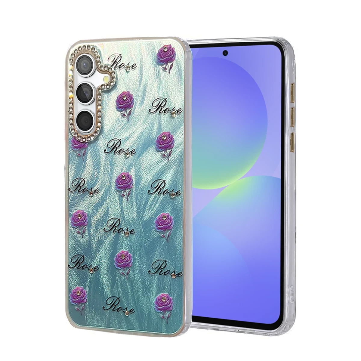 Newface Samsung Galaxy A36 Kılıf Blade Aynalı Desenli Kapak - Desen 9