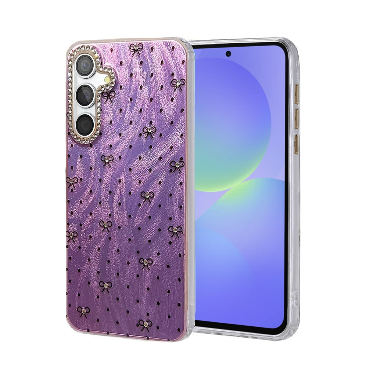 Newface Samsung Galaxy A36 Kılıf Blade Aynalı Desenli Kapak - Desen 2