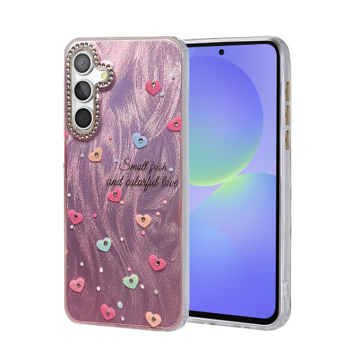 Newface Samsung Galaxy A36 Kılıf Blade Aynalı Desenli Kapak - Desen 8