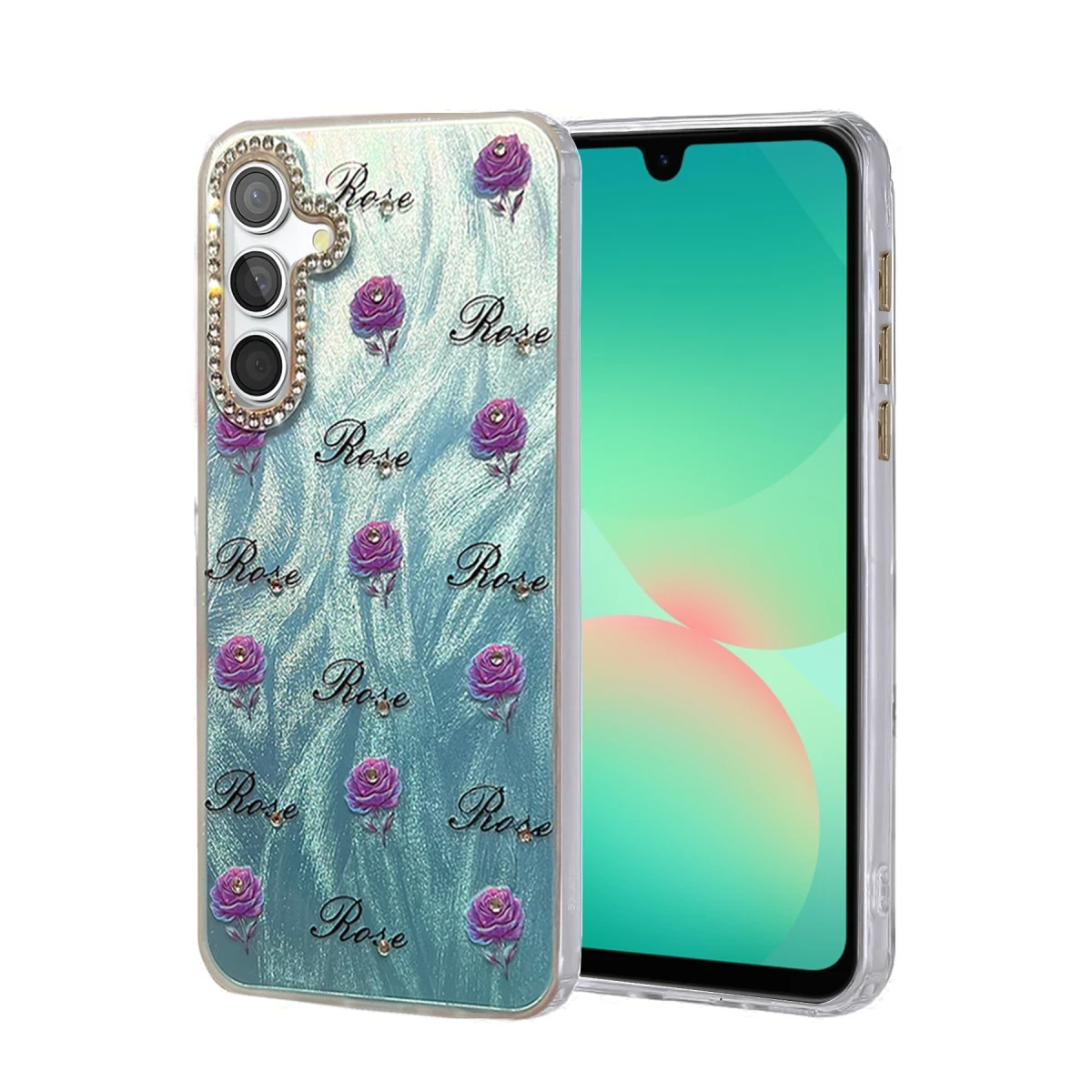 Newface Samsung Galaxy A26 Kılıf Blade Aynalı Desenli Kapak - Desen 9