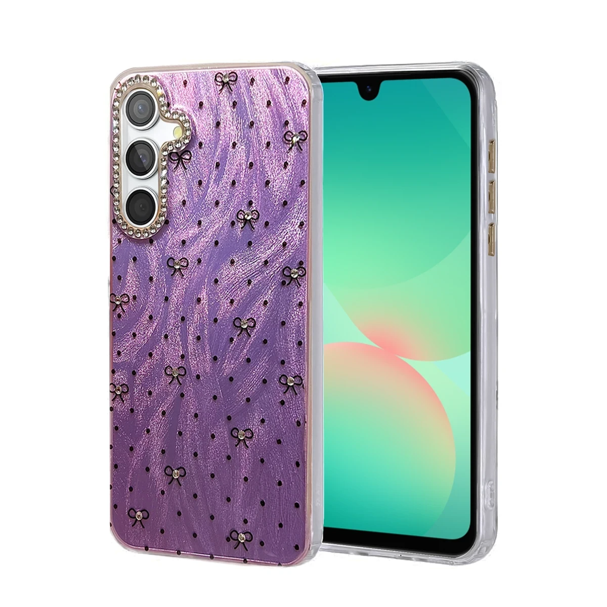 Newface Samsung Galaxy A26 Kılıf Blade Aynalı Desenli Kapak - Desen 2