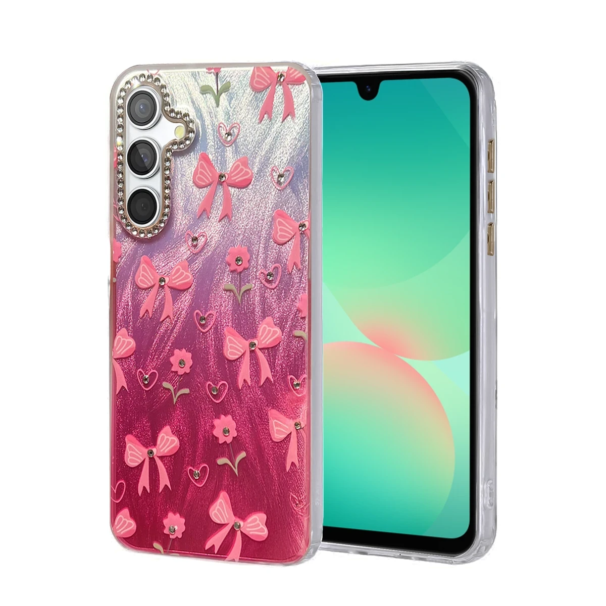 Newface Samsung Galaxy A26 Kılıf Blade Aynalı Desenli Kapak - Desen 3