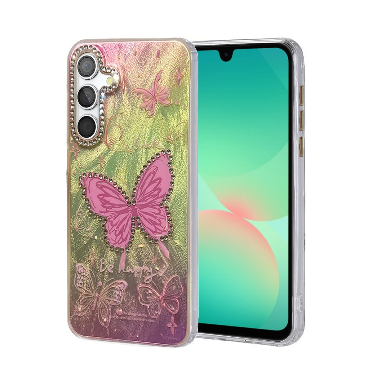 Newface Samsung Galaxy A26 Kılıf Blade Aynalı Desenli Kapak - Desen 5