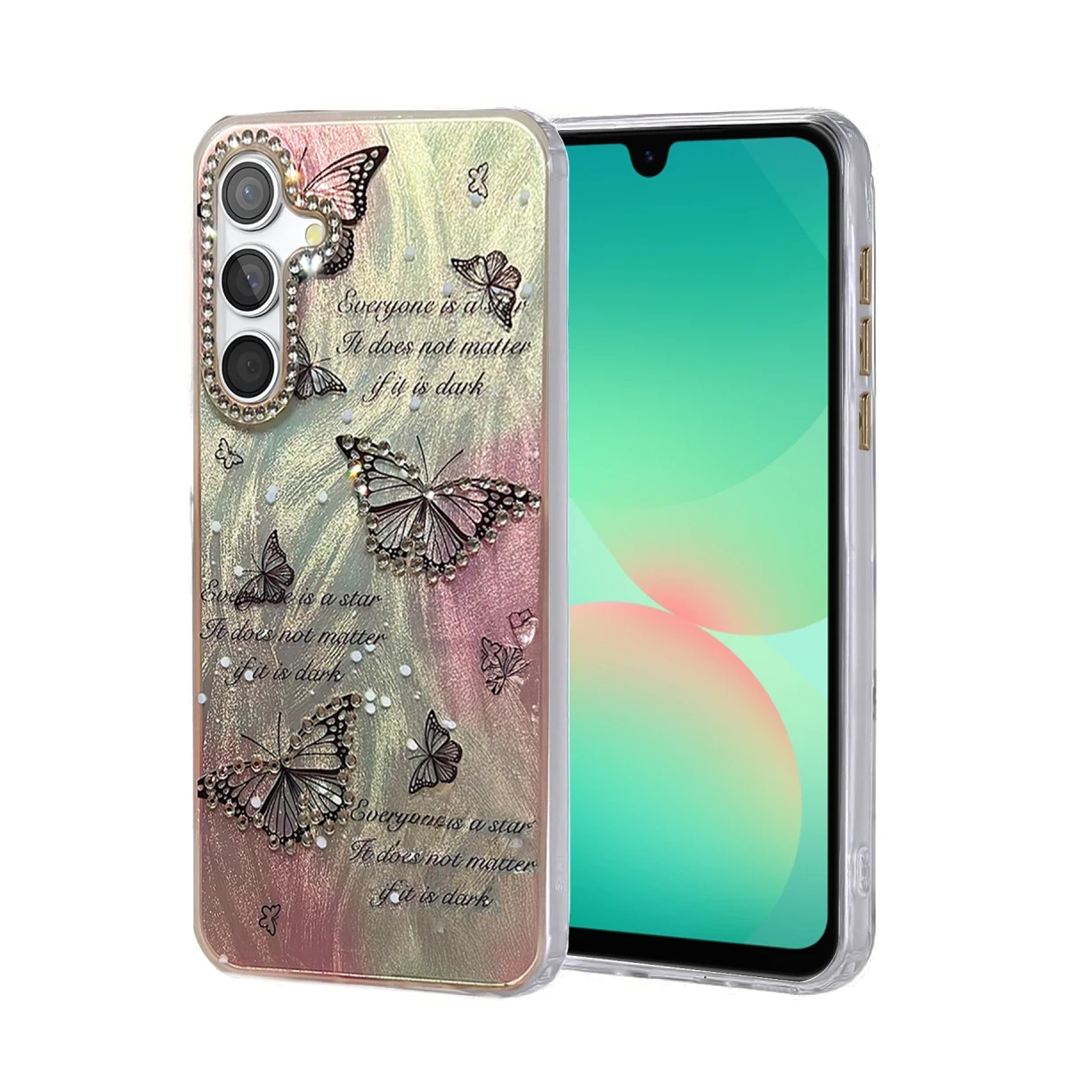 Newface Samsung Galaxy A26 Kılıf Blade Aynalı Desenli Kapak - Desen 6