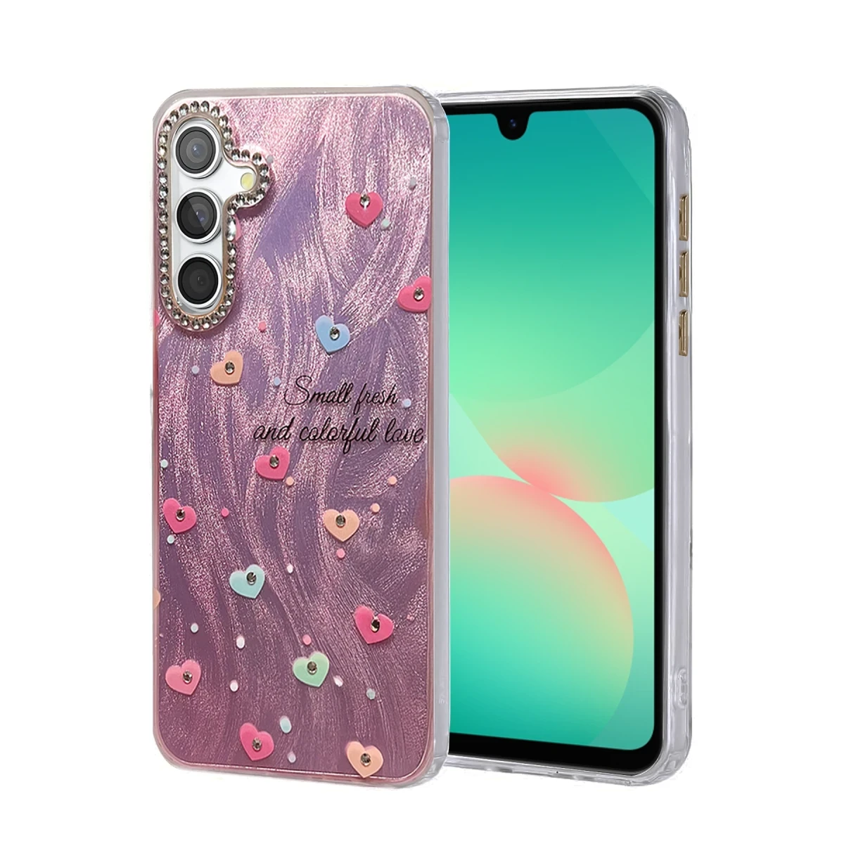 Newface Samsung Galaxy A26 Kılıf Blade Aynalı Desenli Kapak - Desen 8