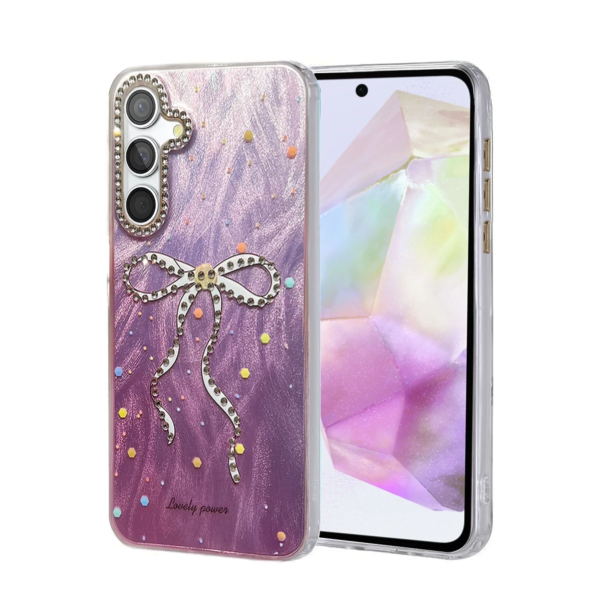 Newface Samsung Galaxy A35 5G Kılıf Blade Aynalı Desenli Kapak - Desen 1 — görsel 3
