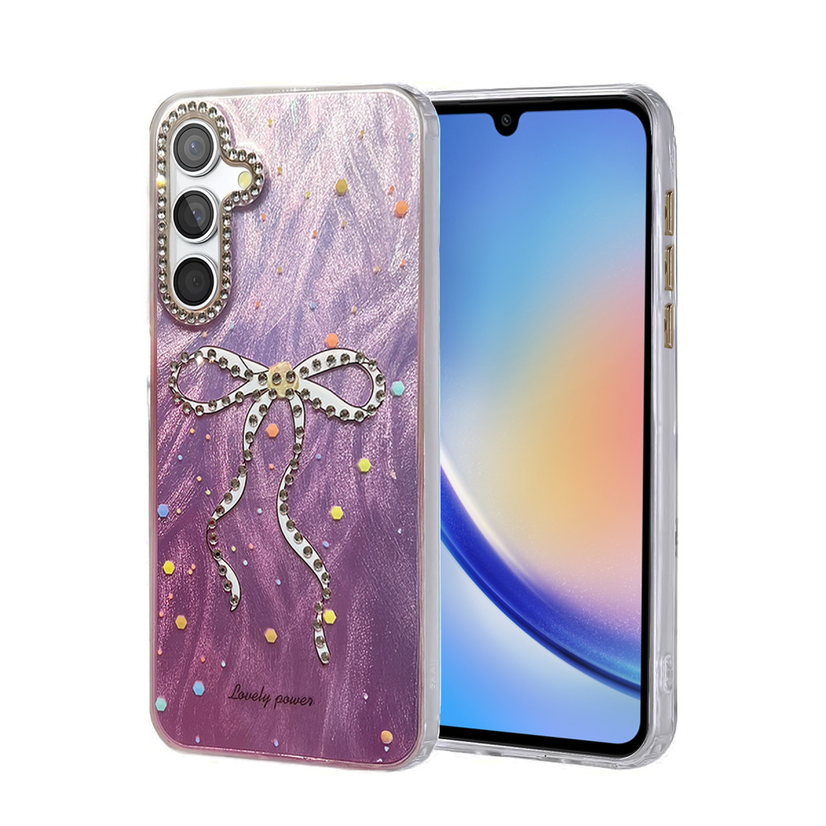 Newface Samsung Galaxy A34 5G Kılıf Blade Aynalı Desenli Kapak - Desen 1 — görsel 5