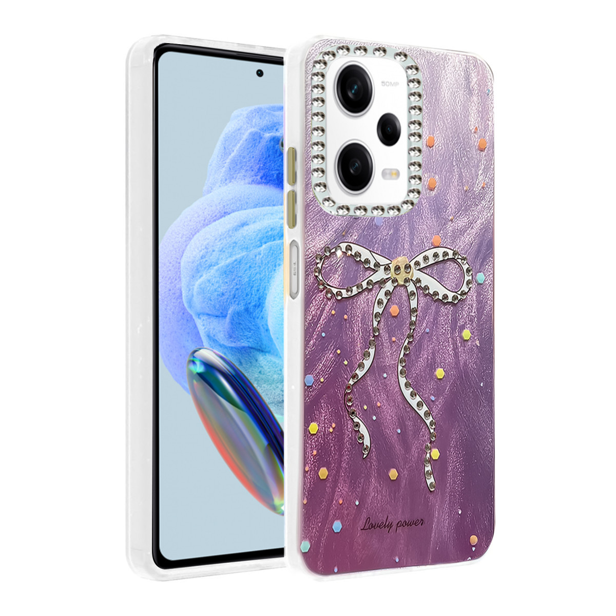 Newface Xiaomi Redmi Note 12 Pro 5G Kılıf Blade Aynalı Desenli Kapak - Desen 1 — görsel 5