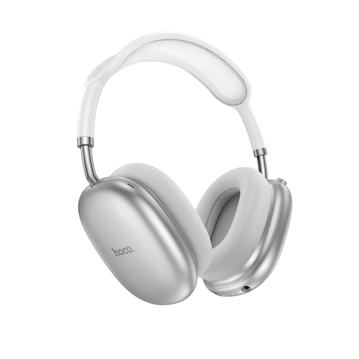 Hoco. W55 Plus Happiness Aktif Gürültü Önleyici Özellikli Bluetooth 5.4 Destekli Kablosuz Kulaklık - Gümüş