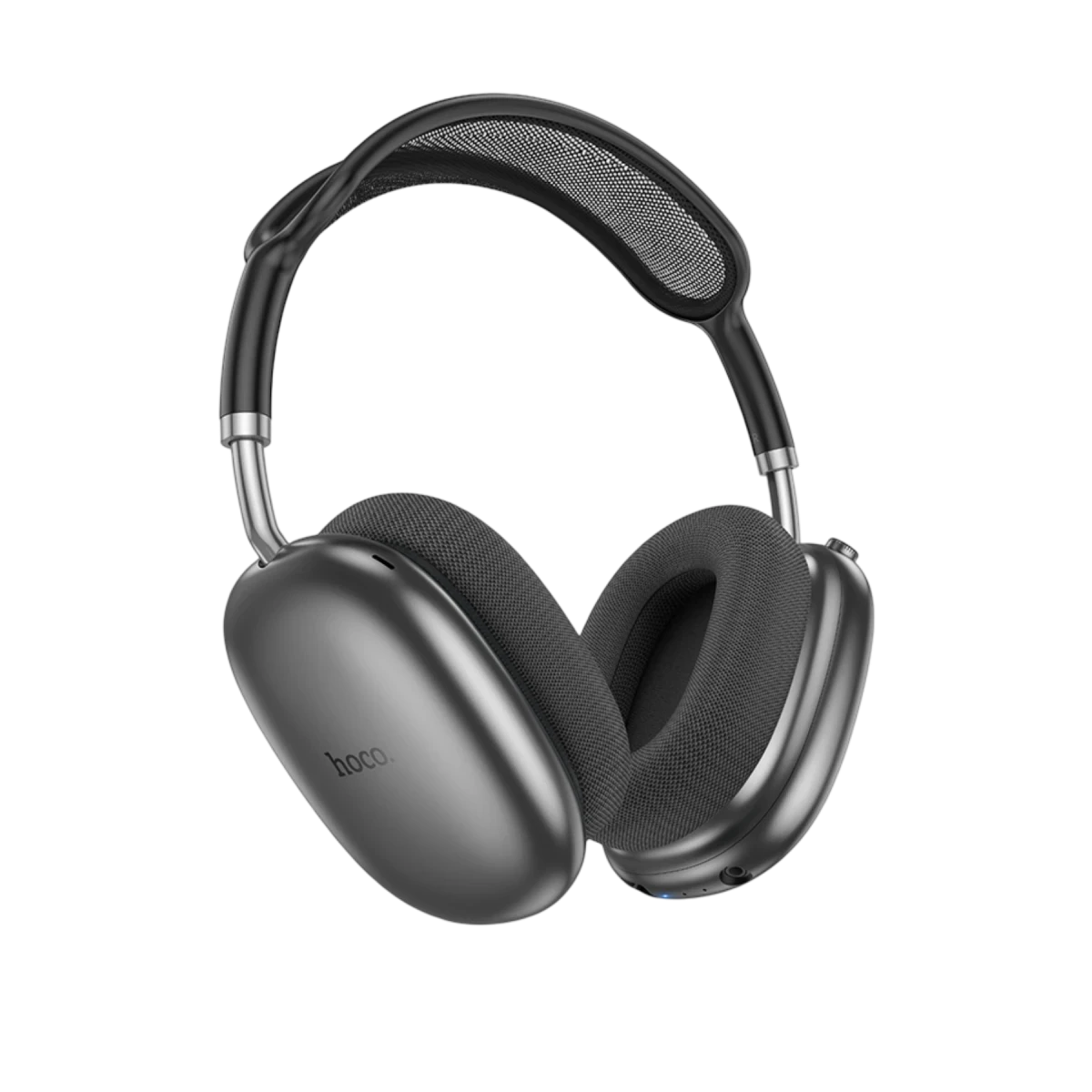 Hoco. W55 Plus Happiness Aktif Gürültü Önleyici Özellikli Bluetooth 5.4 Destekli Kablosuz Kulaklık - Koyu Gri